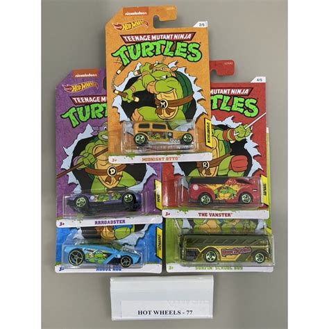 HOT WHEELS TEENAGE MUTANT NINJA TURTLES COMPLETE SET Shopee Malaysia