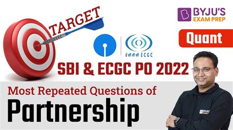 Target SBI ECGC PO 2022 Partnership Quant For Bank Exams