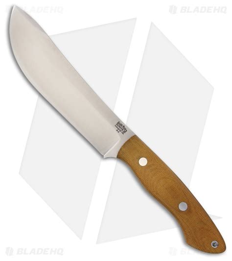 Bark River Kalahari Ii Knife Natural Canvas Micarta Blade Hq