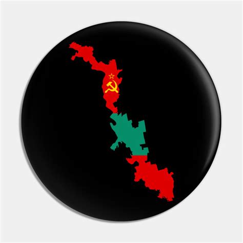 Transnistria Flag Map - Transnistria - Pin | TeePublic