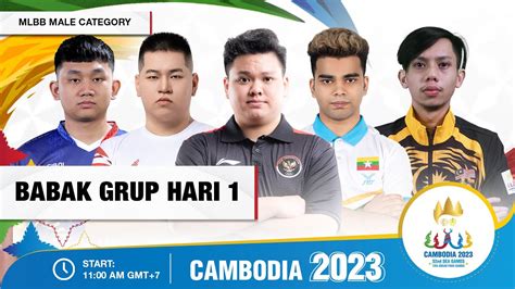 Live MLBB SEA Games Kategori Pria Hari 1 Babak Grup YouTube