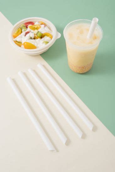 Eco Friendly Disposable Plastic Drinking Straws Biodegradable Pla