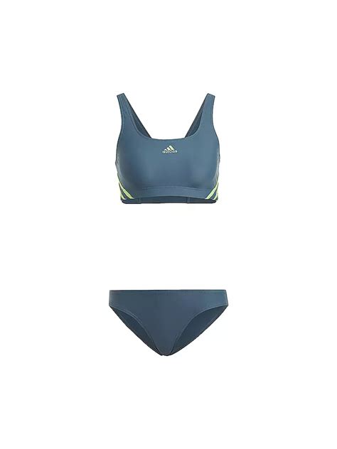 Adidas Damen Bikini Streifen Dunkelblau