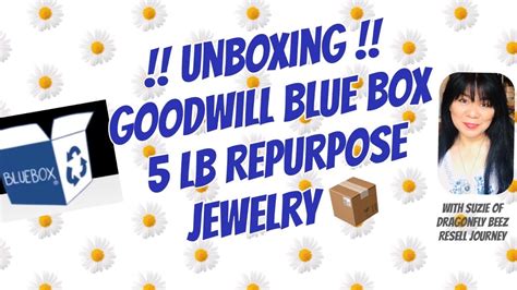 9 4 21 UNBOXING Goodwill Bluebox 5 Lb Repurpose Jewelry Box YouTube