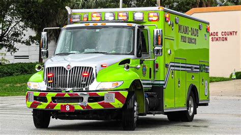 Miami Dade Fire Rescue Rescue 8 Responding YouTube