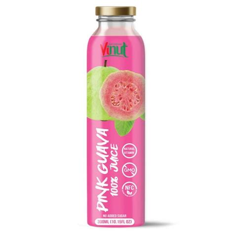 Delicious 10 15 Fl Oz Vinut Pink Guava Juice Pure Refreshing