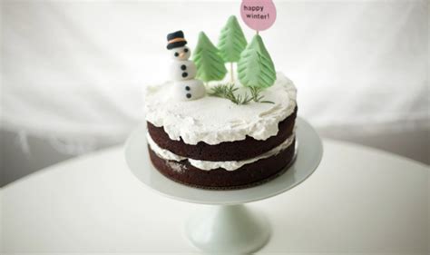 This Naked Cake Is A Winter Wonderland Craftsy