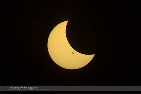 The Partial Solar Eclipse From Jasper Alberta The Amazing Sky