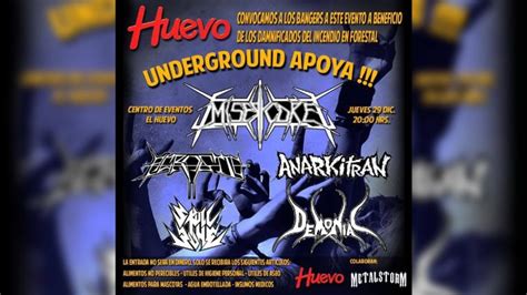 Bandas De Metal De La Regi N De Valpara So Se Unen En Evento Para