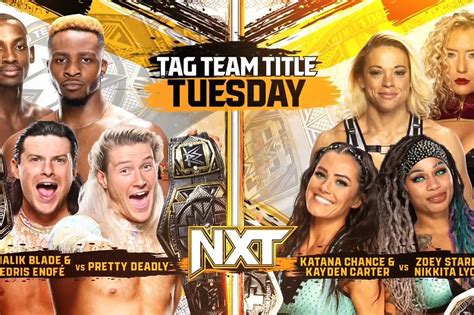 Wwe Nxt Results Live Blog Oct 25 2022 Tag Team Title Tuesday