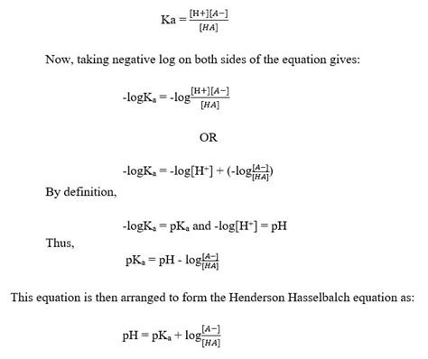 Henderson Hasselbalch Equation: Basics & Real-World Uses - Microbe Notes