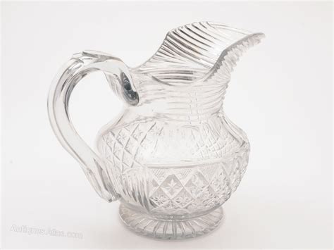 Antiques Atlas Georgian Cut Glass Jug Pitcher Circa 1810