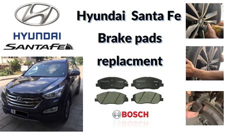 Hyundai Santa Fe Front Brake Pads Replacement Diy Youtube