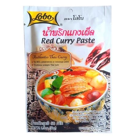 Pasta Curry Czerwona Lobo Tajlandia G Orientalna Ostra Sklep