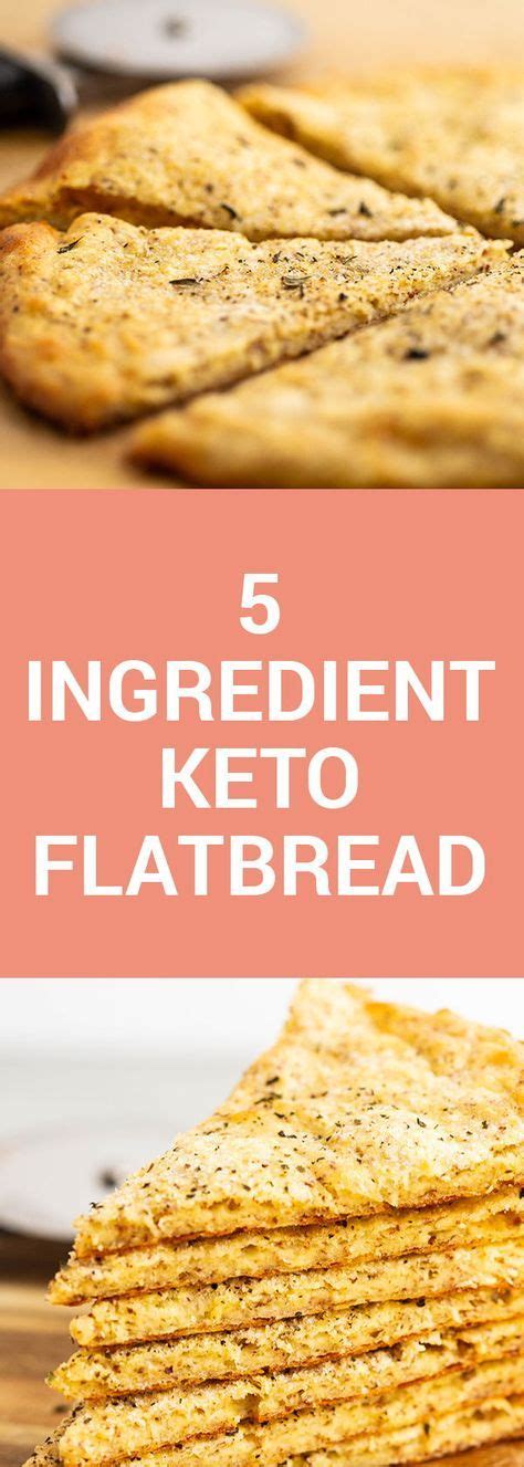 5 Ingredient Keto Flatbread Perfect Keto Recipe Best Keto Bread Food Low Carb Recipes