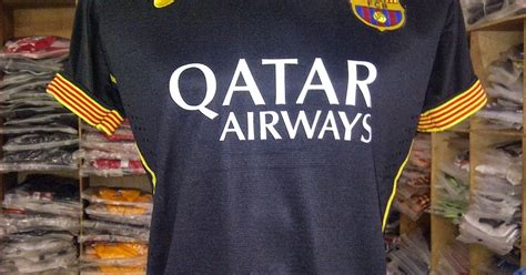 Jual Kaos Bola Jersey Jersey Bola Grade Ori Barcelona Away 3rd 2013 2014