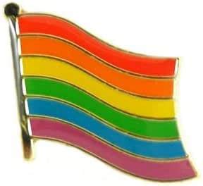 Flaggen Pin Fahne Regenbogen Pins Anstecknadel Flagge Amazon De