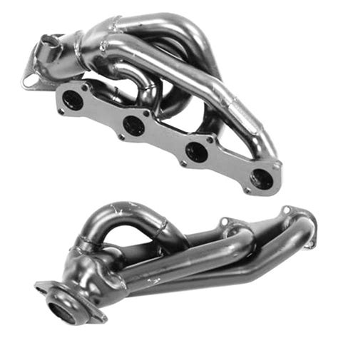 PaceSetter® 70-1327 - Mild Steel Black Painted Short Tube Exhaust Headers