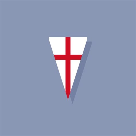 Premium Vector | Illustration of england flag template