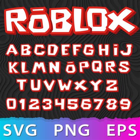 Roblox Alphabet SVG, Roblox Font Cricut file, Roblox Font 3D - Inspire ...