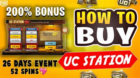 Uc Station Event Explained Bonus Uc In Pubg Mobile M Uc