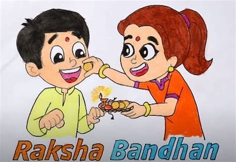 Raksha Bandhan Drawing Step By Step Oil Pastels Drawing Tutorial Artofit