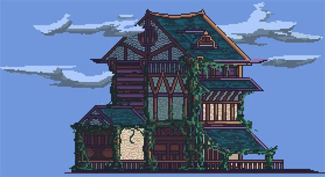 Pixel Art House By N1nkilim On Newgrounds