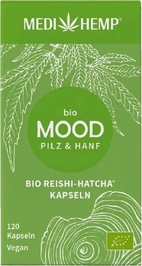 Mood Reishi Hatcha Kapseln Bio Kapseln Medihemp Vitalabo