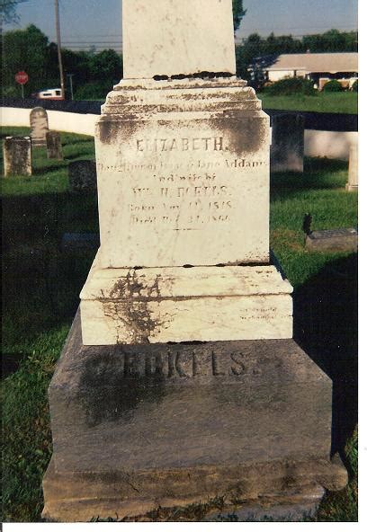 Elizabeth Addams Eckels M Morial Find A Grave