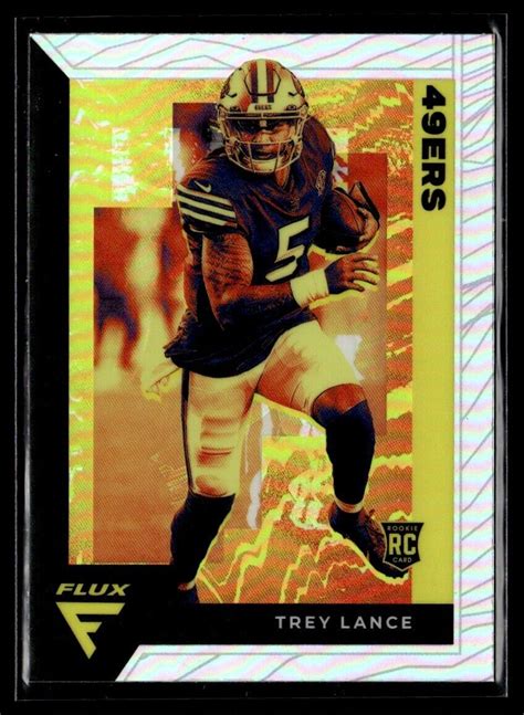 2021 Panini Chronicles Flux Rookies Trey Lance Rookie San Francisco