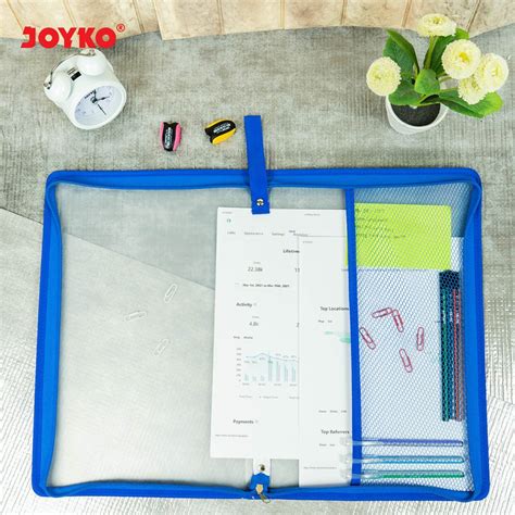 Jual Zipper File Map Plastik Resleting Joyko Zf 2539 1 F4 Jala Shopee