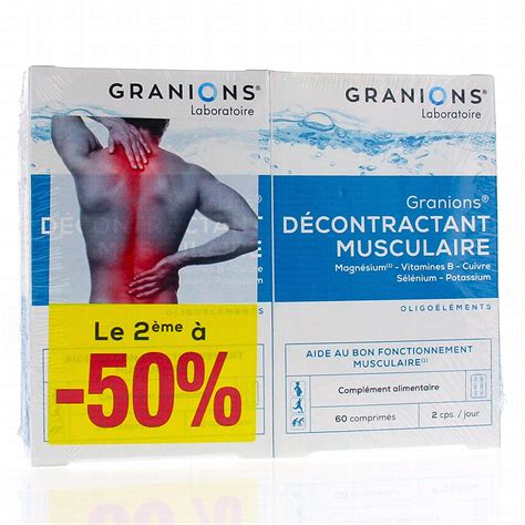 Granions D Contractant Musculaire Comprim S Lot De Pharmacie