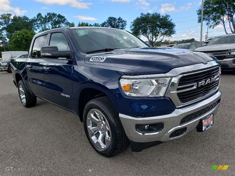 2019 Blue Streak Pearl Ram 1500 Big Horn Crew Cab 4x4 133843274