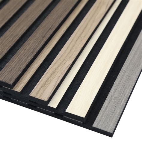 Acoustic Grooved Wood Slat Wall Panel Grooved Acoustic Wood Slat Panel