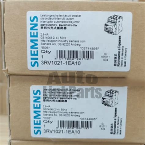 1PCS NEW Siemens Motor Protection Circuit Breaker 3RV1021 1EA10 3RV1