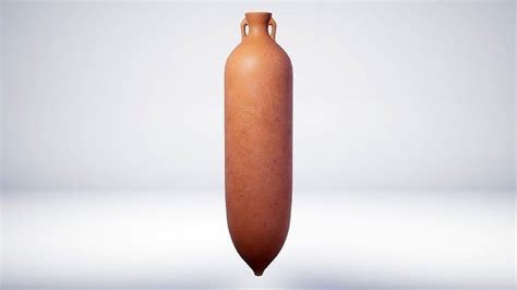 Roman Terracotta Amphora Long 3d Model