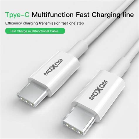 Moxom Pd Charge Cable W Type C To Type C Lazada