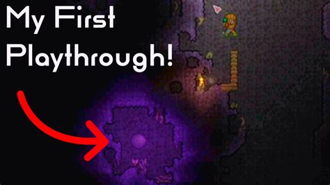 Breaking Shadow Orbs In Terraria YouTube