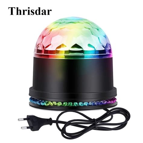 Thrisdar 51LED 15W Sound Actived RGB Disco DJ Party Stage Lights