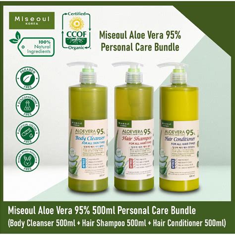 Miseoul Aloe Vera Personal Care Bundle Body Cleanser Ml Hair