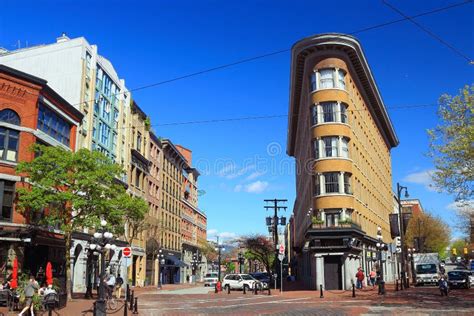 Gastown En Vancouver En Un Día De Primavera Soleado B C Imagen De