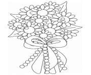 Coloriage Bouquet De Fleurs Au Printemps Maternelle Jecolorie