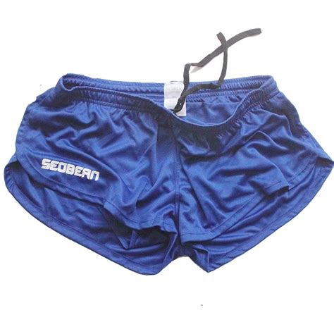 Seobean Low Waist Running Shorts Men S Fashion Bottoms Shorts On Carousell