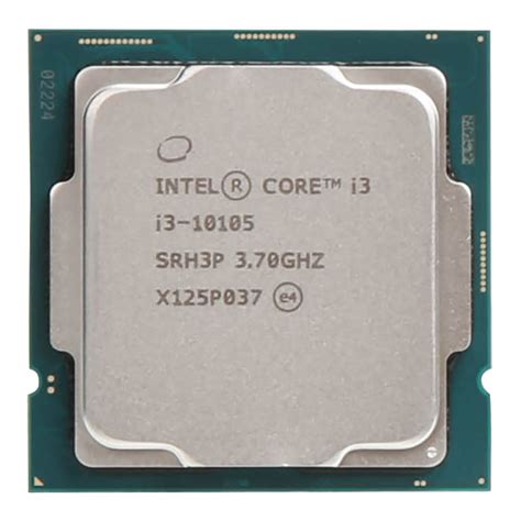 Intel Core i3-10105 Comet Lake 3.7GHz Quad-Core LGA 1200 Boxed ...