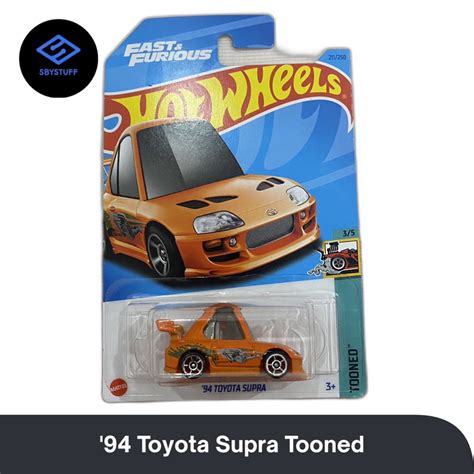 Jual Hot Wheels 94 Toyota Supra MK4 Orange Tooned Shopee Indonesia