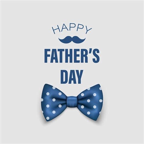 Premium Vector Vector Fathers Day Banner Text With 3d Realistic Silk