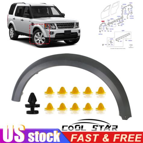 New Front Right Fender Flare Wheel Arch Moulding For Land Rover LR3 LR4