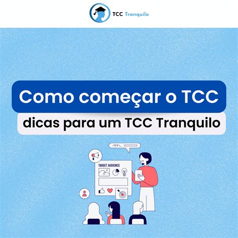 Como começar o TCC Dicas para um TCC Tranquilo Paraíba Já