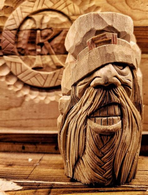 Pin By Paul Zam On Hobbits Wood Carving Art Wood Carving Faces Wood