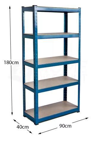 Tier Garage Shelves Shelving Unit Racking Boltless Heavy Duty Storage